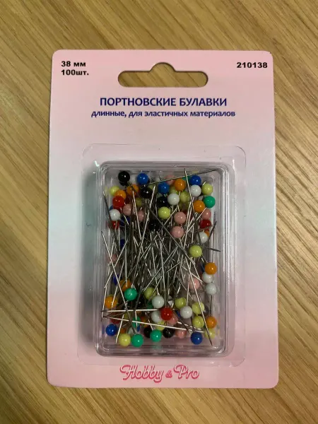 Hobby&Pro Булавки портновские длинные арт. 210138