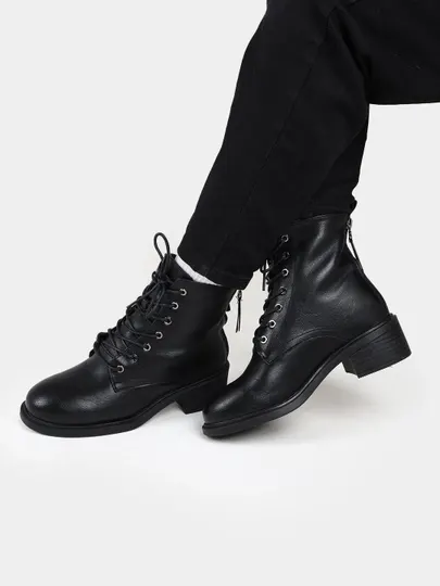 Женские полусапожки, зимние, меховые, сапоги 36–41