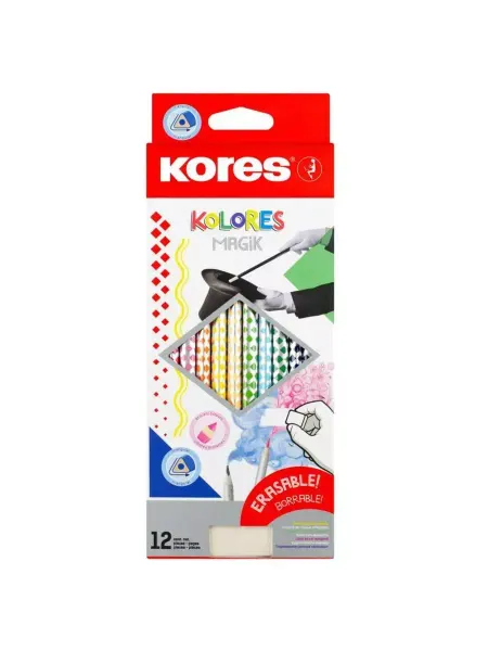 Kores Карандаши цветные Kolores MagiK 12 цветов трехгранные