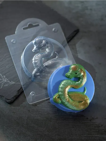 AnyMolds Экзотическая змейка форма пластиковая к новому году