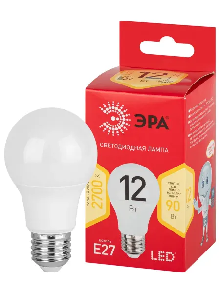 Лампа светодиодная LED A60-12W-827-E27 R 12Вт груша теплый