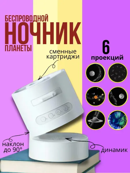 ТОЧКА ОПТА Ночник-проектор детский Звездное небо Подарок