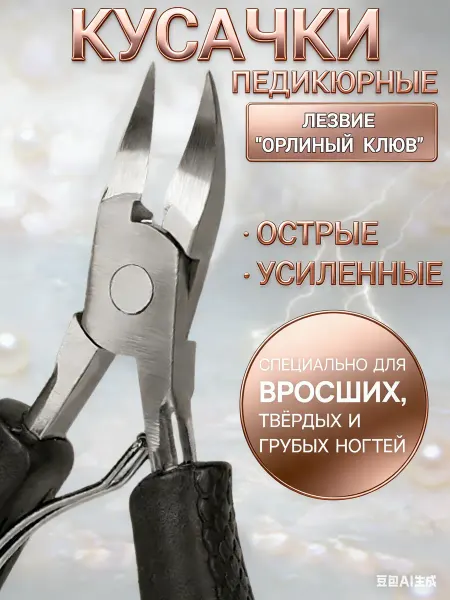 ADDMITS КуКусачки для вросших ногтей профессиональные для педикюра