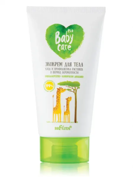 BELITA Экокрем для тела от растяжек при беременности Baby care