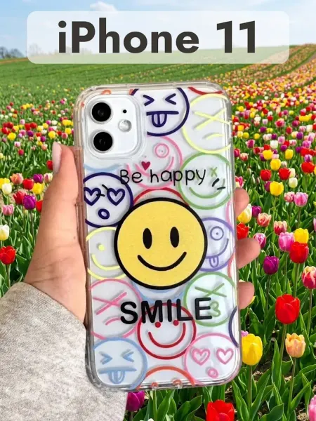 Lisa Чехол iPhone 11 прозрачный противоударный с принтом