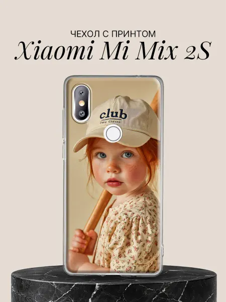 Xiaomi Чехол на Mi Mix 2S Рыжеволосая девочка с веснушками