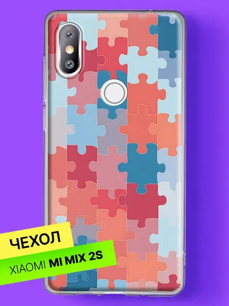 Xiaomi Чехол на Mi Mix 2S Пастельная мозаика пазлов