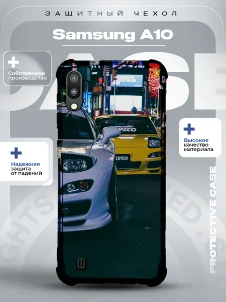 ZLStore Чехол на Samsung A10 с принтом мазда
