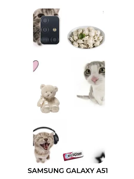 NOOTO Чехол на Samsung Galaxy A51 котиками