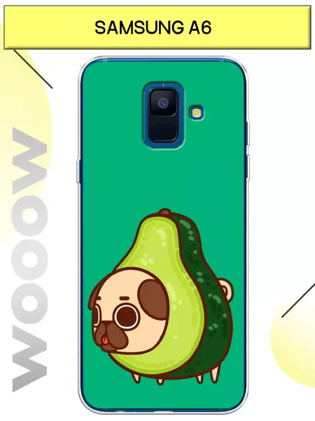 Samsung Чехол на Galaxy A6 авокадо