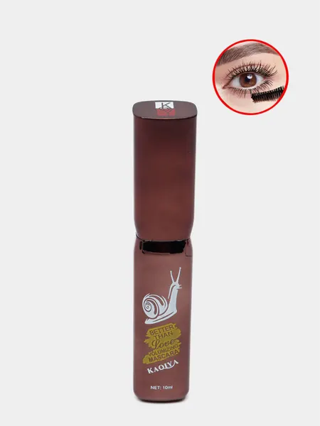 Тушь для ресниц Kaqiya Mascara, водонепроницаемая, долгая, быстросохнущая. Оригинал