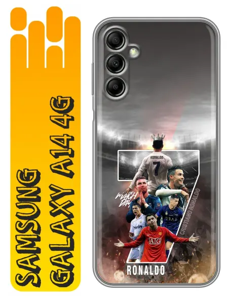 360skin Чехол на Samsung Galaxy A14 Криштиано Роналдо Ronaldo