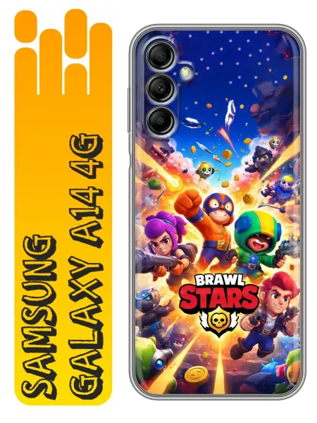360skin Чехол на Samsung Galaxy A14 Броул Старс для мальчика