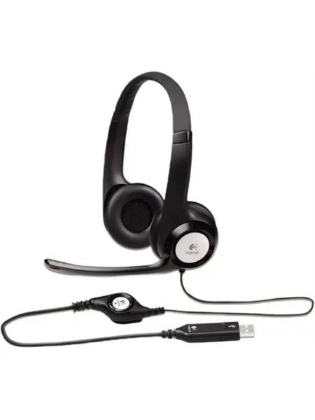 Гарнитура проводная Logitech H390 (981-000803) 1шт