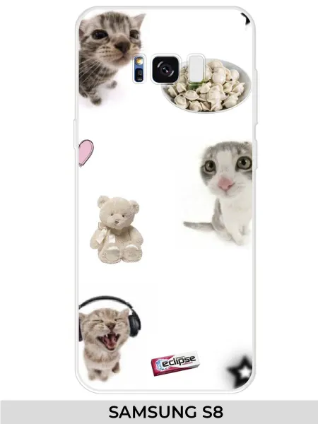 NOOTO Чехол на Samsung S8 котиками
