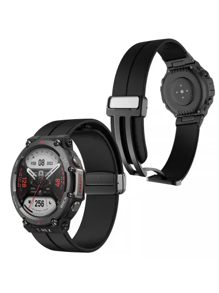 MyPads Силиконовый магнитный ремешок для Amazfit T-Rex 2 Спорт
