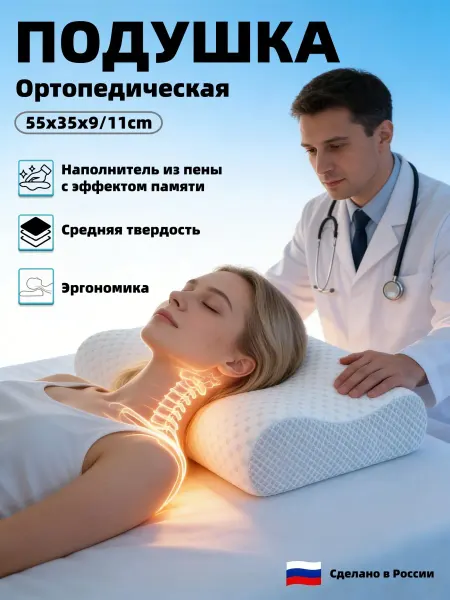 ORMATEK для DRёMA Подушка ортопедическая для сна