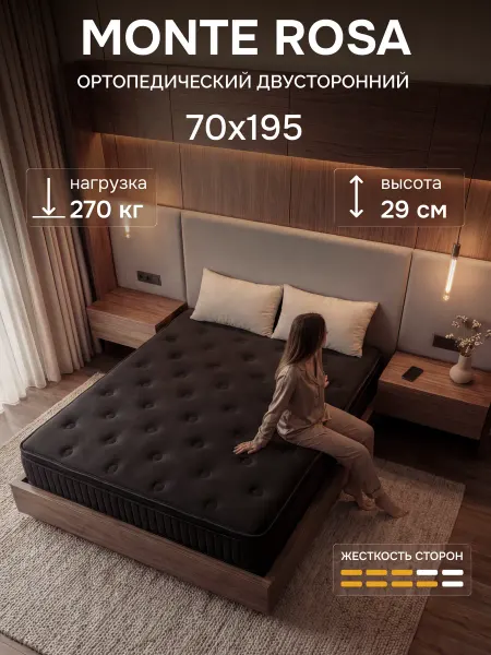 Softi Матрас 70х195 для кровати Ортопедический Беспружинный