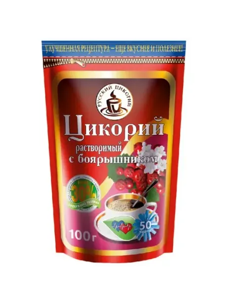 Русский цикорий Цикорий растворимый с боярышником, 100 г