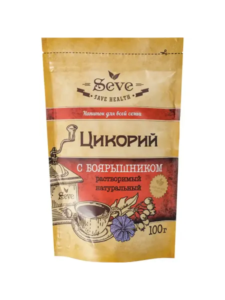 SEVE Цикорий растворимый с боярышником, 100г