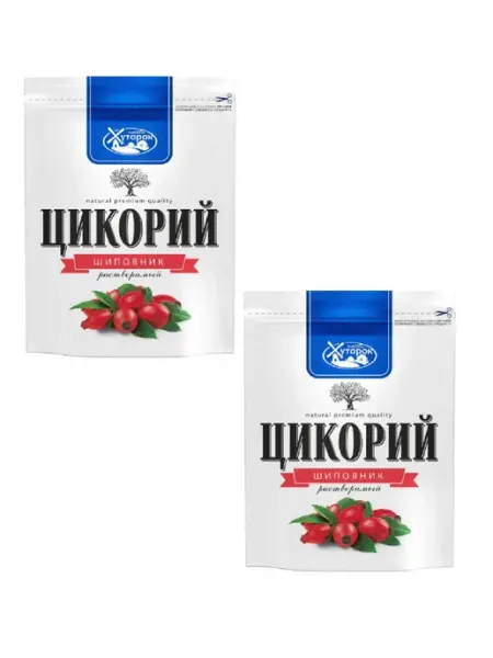 Бабушкин хуторок Цикорий растворимый с шиповником, 100г, 2 шт
