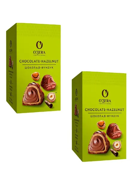 OZERA Вафельные конфеты с ореховой начинкой, 150г, 2 шт