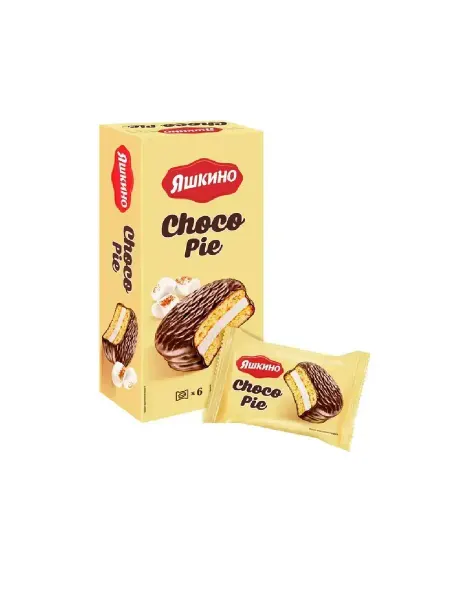 Яшкино Печенье-сэндвич со вкусом какао Choco Pie, 180г
