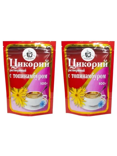 Русский цикорий Цикорий растворимый,2 уп по 200 гр