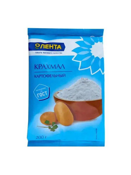 Лента Крахмал картофельный 200 г 4 шт!