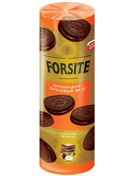 Forsite Печенье–сэндвич с шоколадно-ореховым вкусом, 220 г
