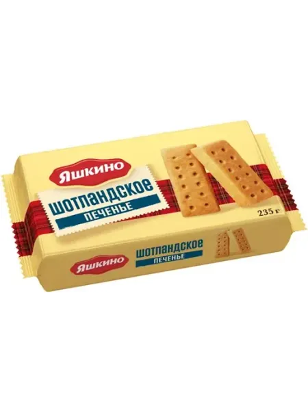 Яшкино Печенье Шотландское, 235 г
