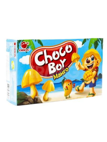 CHOCOBOY Печенье грибочки Orion с Манго, 45 г