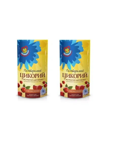 Целебник Цикорий с шиповником 85 г, 2 шт