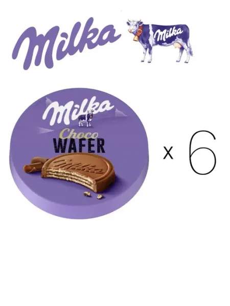 Milka Печенье шоколадное Choco Wafer 12 шт