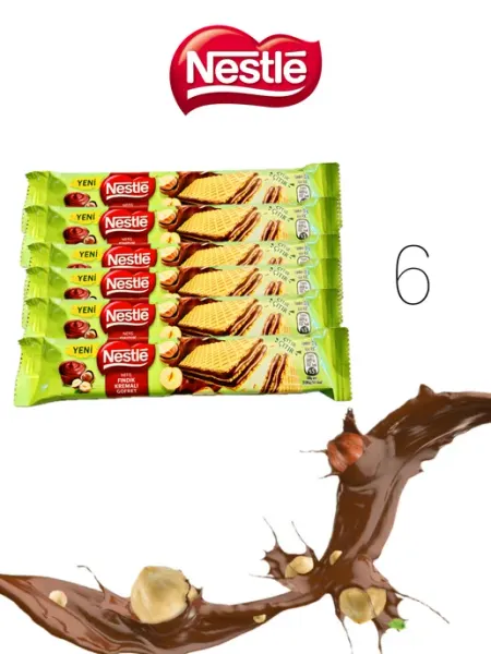 NESTLE. Батончики вафельные Nestle 6 шт