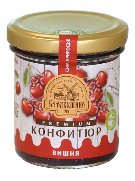 Столбушино Конфитюр премиум вишня 160 г