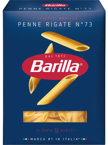 Макароны BARILLA Penne Rigate n.73 из твердых сортов пшеницы