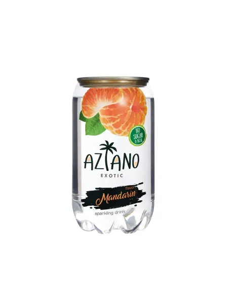 AZIANO Газированный напиток мандарин 350 мл