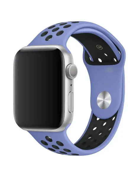 Ремешок перфорированный 38/40/41мм на кнопке Перфорированный силикон ремешок Apple Watch 38 40 41мм