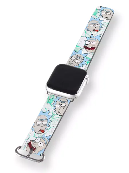 Каждому своё Cartoons Ремешок для Apple Watch 38 40 с принтом Рик и Морти Rick