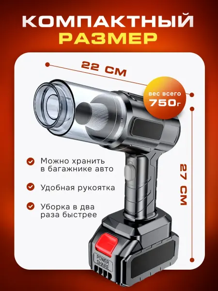 GESUCK Беспроводной ручной пылесос все для автомобиля машины