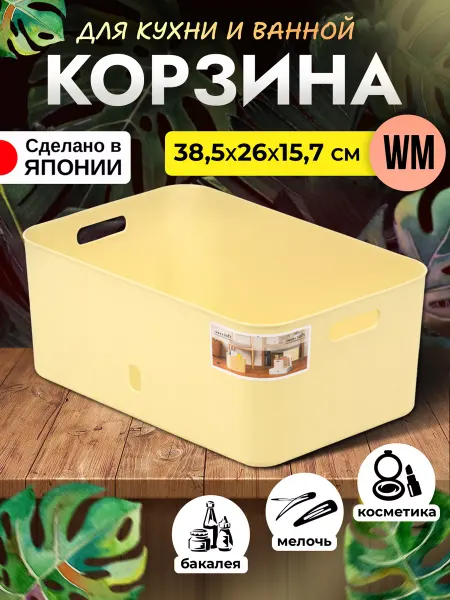 SANKA Корзина для хранения пластик WM 38,5х26х15,7 см