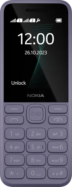 Кнопочный телефон Nokia TA-1576 DS 130, пластиковый корпус, 3G/2G, Android 2.1, ударопрочный