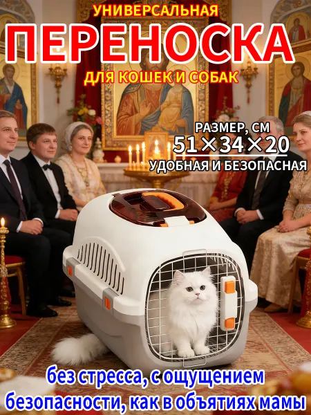 Переноска для животных 20 кг просторная