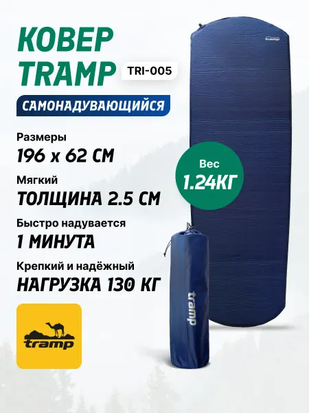 Tramp Коврик туристический самонадувающийся TRI-005 2.5 см