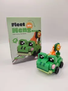 ИГРОЛЕНД Мини конструктор "Зверошинка", Лягушка, 380 деталей