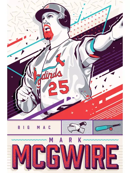 Red Hot Chili Sport Постер "Бейсбол. Марк Макгвайр"
