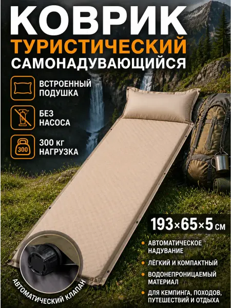 Vlaken Матрас самонадувающийся одноместный