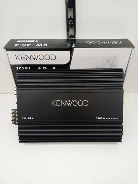 Автомобильный усилитель звука Kenwood KW-48.4, 3800Вт, 4-х канальный