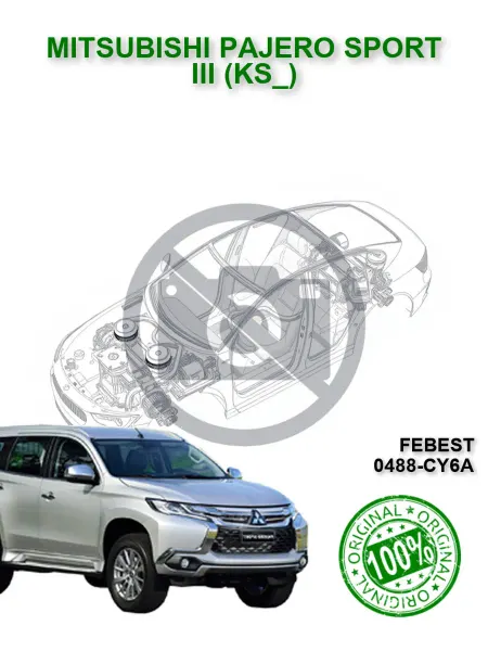 FEBEST Ролик натяжной MITSUBISHI PAJERO Паджеро Спорт 3